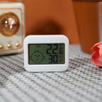 LCD Digital Thermohygrometer Ultra-thin Simple Smart Home Electronic Digital Thermometer Hygrometer Electronic Clock