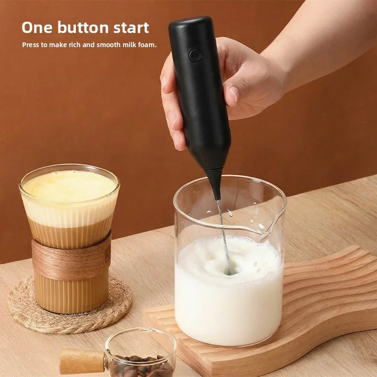 Electric Milk Frother Hand Mixer Portable Coffee Whisk Foam Maker Egg Beater Cream Blender for Dessert Drink Food Mixing