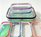 1pc Solid Color Compact Storage Box