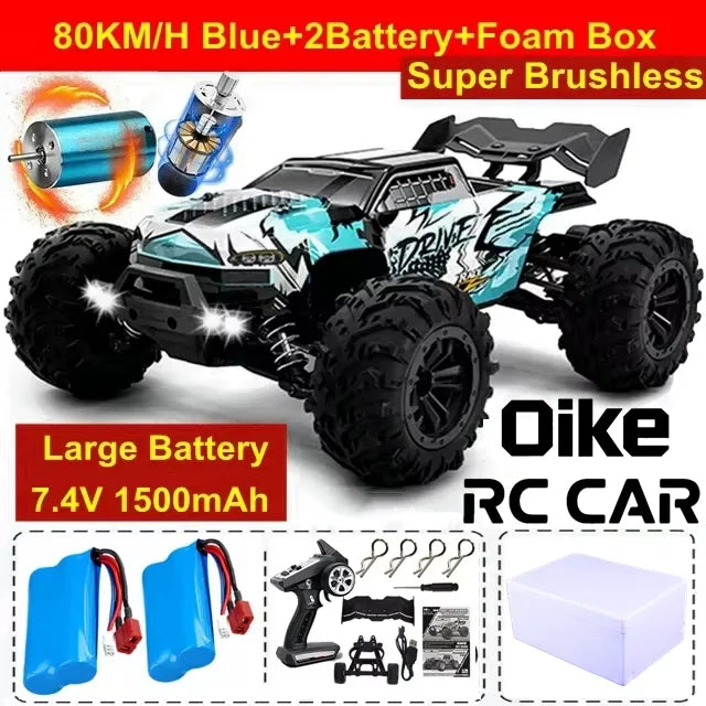 Oike 4WD RC Auto 40KM/H 50KM/H 80KM/H High Speed Drift Racing Climbing Remote Control Car Truck 4X4 All Terrain Off Road Buggy
