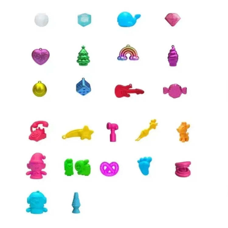 New NeeDoh Advent Calendar Gift 24 Day 3D PVC Sensory Squeeze Adult stress relieving toy Countdown Christmas 2027 Year Gift