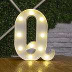 Alphabet Letter LED Nights Lights Number Lamp Decor Party Room Birthday Wall Wedding Home Decorations Personalised Ornaments