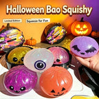 Halloween Dumpling Squeeze Squishy Toy Dumpling Slow Rising Squeeze Stress Relief Sensory Toy Soft Kawaii Halloween Fidget Toy
