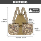 Hunting And Fishing Outdoor Camouflage Vest Suitable For Different Environments With Unique Camouflage Leaf Patterns