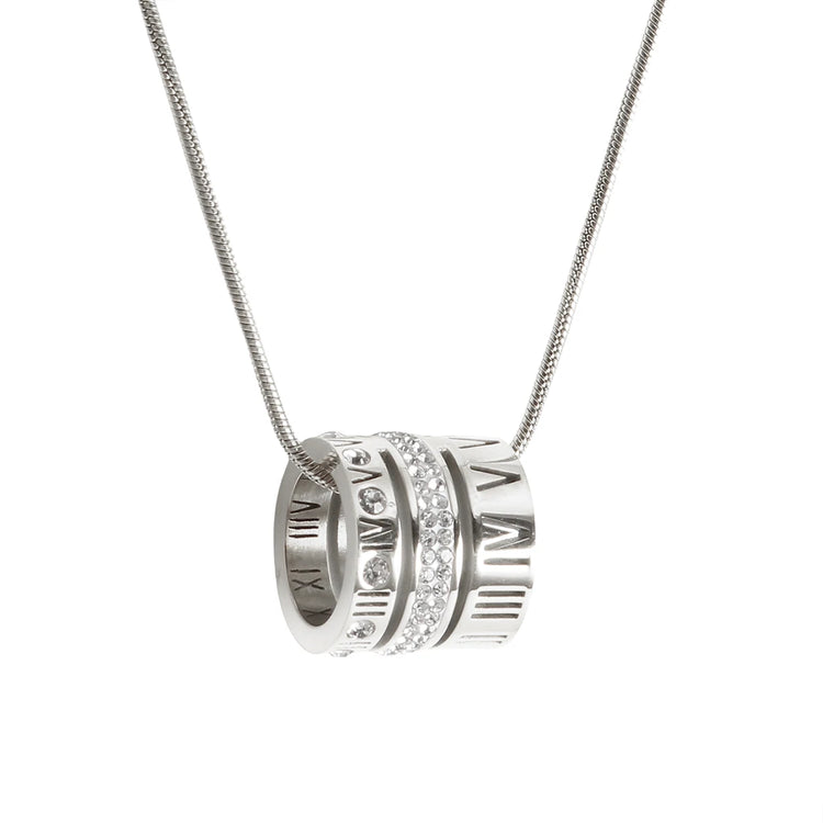 Stainless Steel Envelope Pendant Necklace Metal Waterproof Jewelry For Women