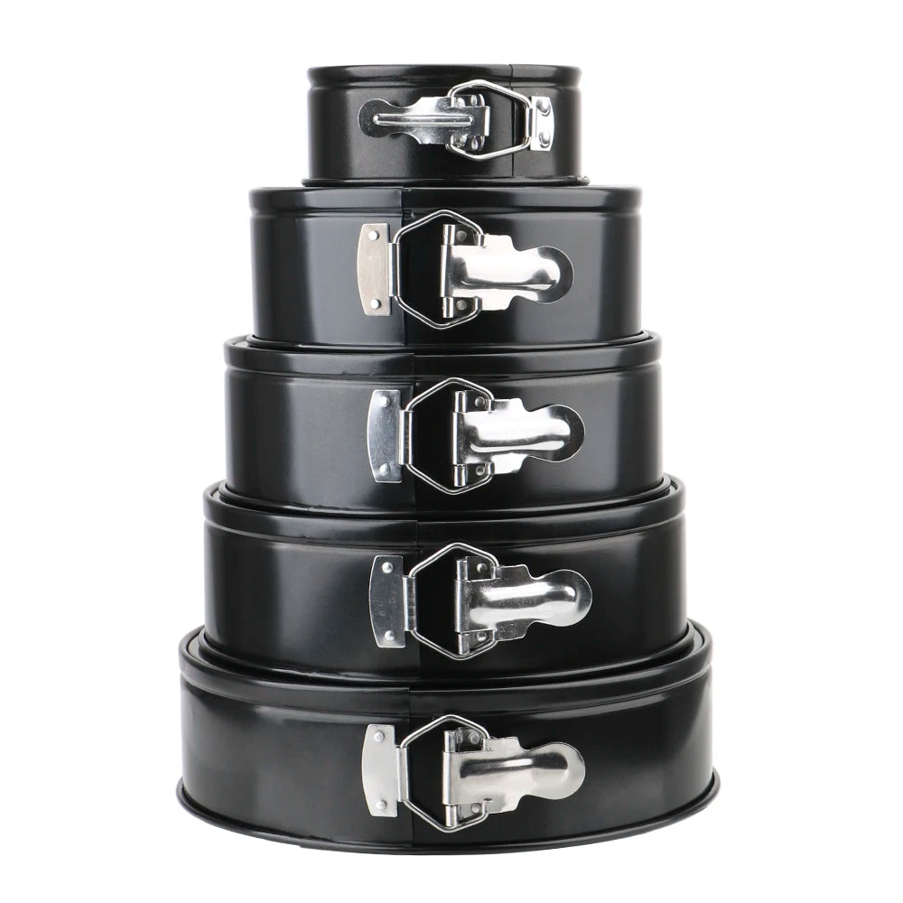 Kitchen Accessories Carbon Steel Cakes Molds Round Cake Pan Bakeware Non-Stick Metal Bake Mould Removable Bottom