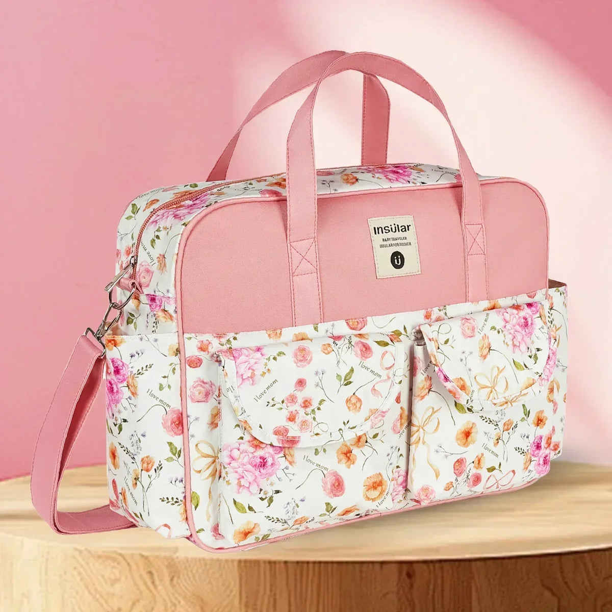 Mommy Diaper Bag For Babies Large Capacity Organizer Waterproof Wide Opening Travel Messenger Crossbody Bag Mummy Baby Nappy Bag
