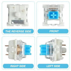 20/50/100pcs Keyboard Switch Keyboard Clicker Key 3 Pin Tactile Switch For Replacement Mechanical Keyboard Accessories
