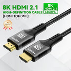 8K HDMI-Compatible Cable 4K@120Hz 8K@60Hz HDMI 2.1 Cable 48Gbps Adapter For RTX 3080 EARC HDR Video Cable PC Laptop TV Box PS5