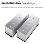 250g/450g/600g/750g/900g/1000g Aluminum Alloy Black Non-Stick Coating Toast Boxes Bread Loaf Pan Cake Mold Baking Tool with Lid