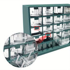25 Multi-grid Drawer Parts Box Wall-mounted Screw Classification Component Box Tool Case Electronic Components Storage Toolbox