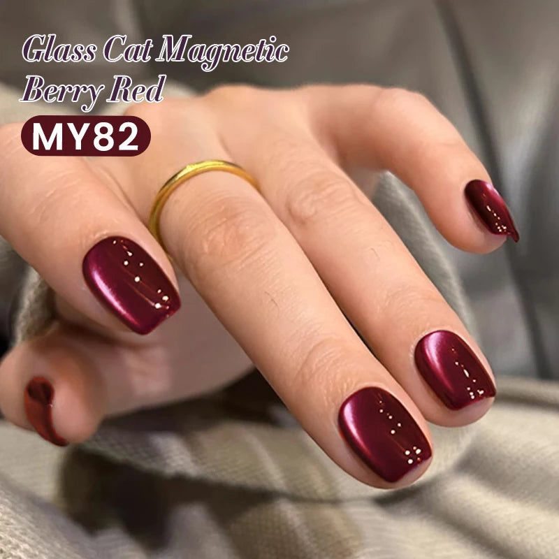 BORN PRETTY 10ml Brown Purple Black Red Cat Magnetic Gel Polish Manicure Soak Off UV Gel Nail Art Varnish Autunm Winter Nails
