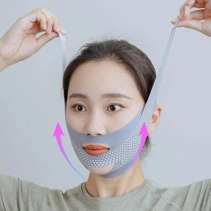 Sleep Face V Shaper Slimming Bandage Double Chin Reducer Comfortable Facial Lift Massage Thinning Band for Better Appearance