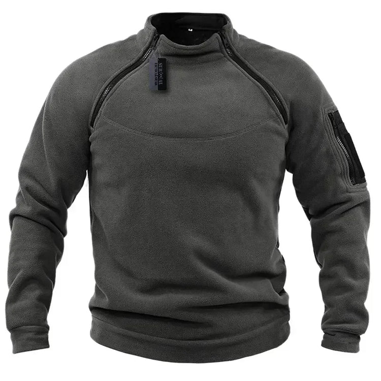 Men Tactical Outdoor Polar Fleece Jacket Hunting Clothes Warm Zipper Pullover Man Windproof Coat Thermal Hiking Hunting Sweater