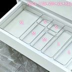 4/7 PCS Acrylic Clear Drawer Organizer Set, Cosmetic Storage Box for Vanity, Desk  Office Supplies, Home Desk & Drawer Organiza