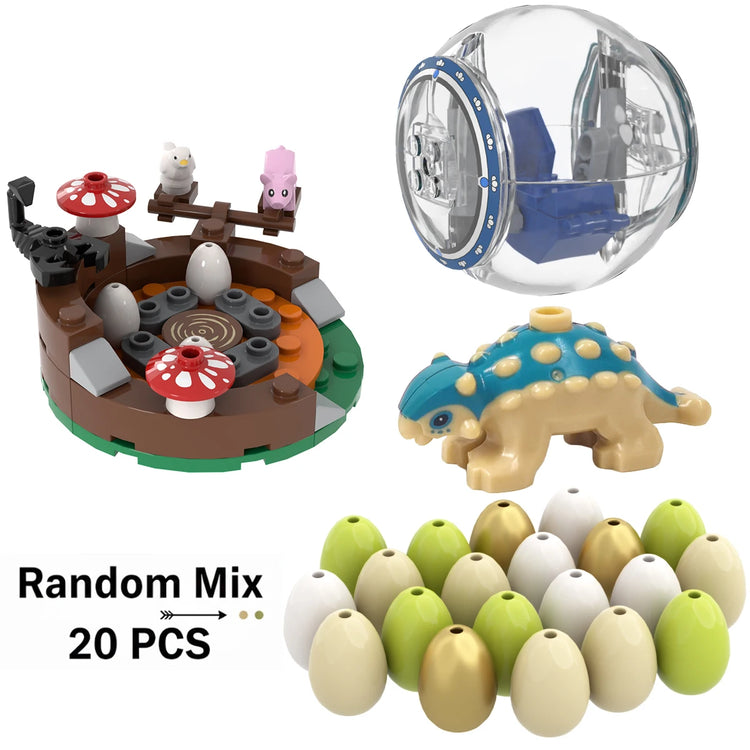 Jurassic Dinosaur Nest Baby Building Blocks Toys Collection Souvenir Gift Birthday Jurassic Rex Raptor