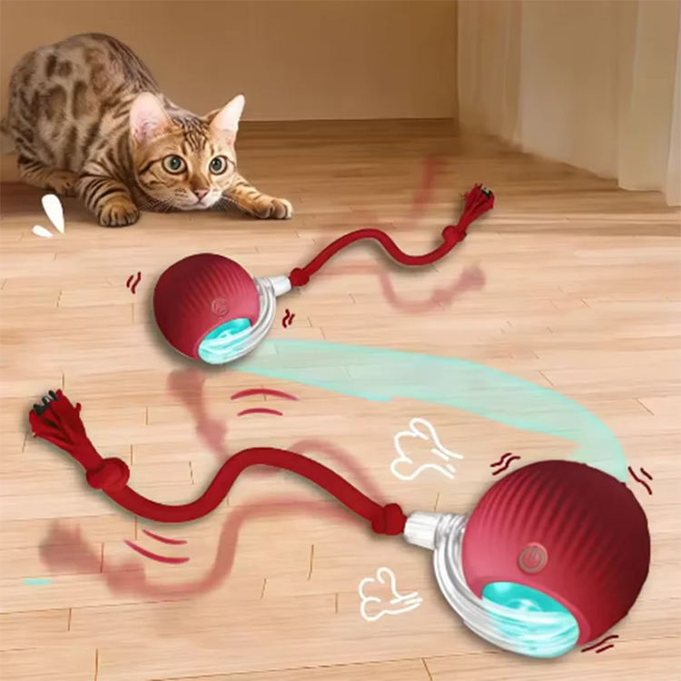 Intelligent interactive cat ball long-lasting and durable easy to clean intelligent obstacle avoidance pet dog toys