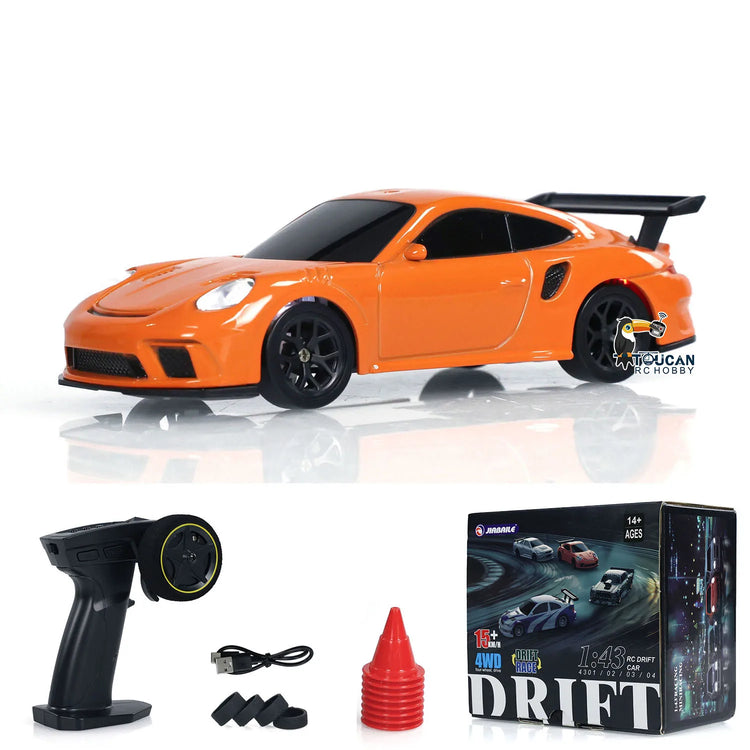 SALE 4WD RTR 1/43 RC Speed Car Four-wheel Drive Radio Control 2.4g Mini Racing Drifting Car Toys High Speed Model Gift Hobby