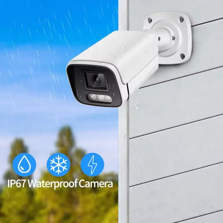 2026 NEW 4K 8MP 4MP IP Camera Outdoor Metal Bullet CCTV Home Security Camera with Audio AHD H.265 Onvif Color Night Vision
