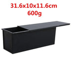 Square toast Bread Baking Tray Cake box Mold with Lid Aluminum Alloy Non-stick Pan Mini Baking Tray Baking Box Diy Cake Bakeware