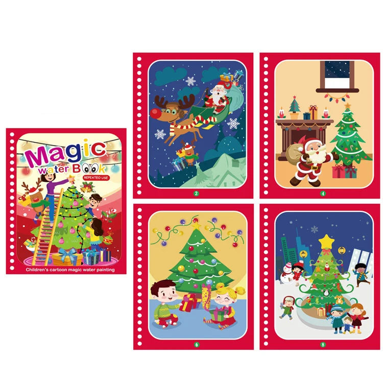 NEW Magic Water Drawing Books Coloring Books Painting Toys for Birthday Christmas New Year Gift for Boys and Girls