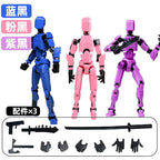 13 Action Figure Titan Multi-Jointed Movable Shapeshift Robot T13 Action Mannequin Character And Dog Figure Toys Gifts