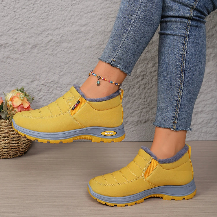 Couple Shoes, Men's and Women's Casual Shoes, Warm, Fleece, Thickened, Anti-Slip, lightweight Snow Boots with Free Shipping