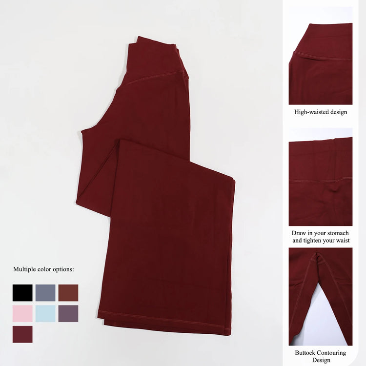 Ctenkevet High Waist Wide-Leg Yoga Joggers for Women Autumn Casual Outdoor Sweatpants Female Straight Tracksuit Bottoms