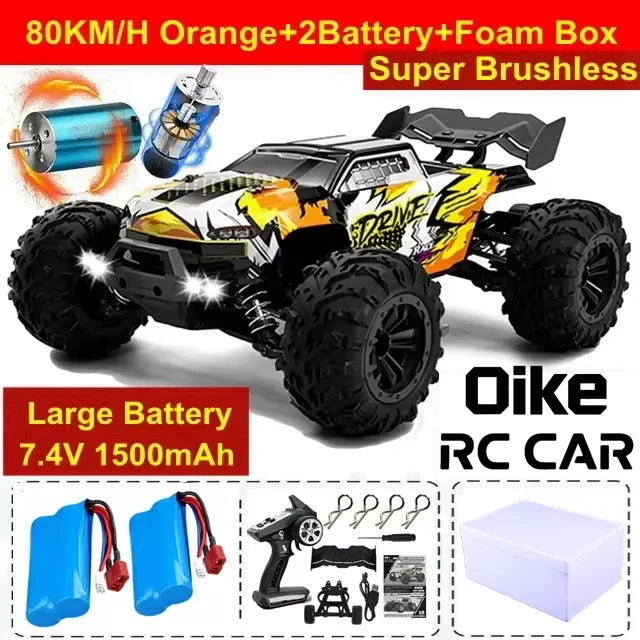 Oike 4WD RC Auto 40KM/H 50KM/H 80KM/H High Speed Drift Racing Climbing Remote Control Car Truck 4X4 All Terrain Off Road Buggy