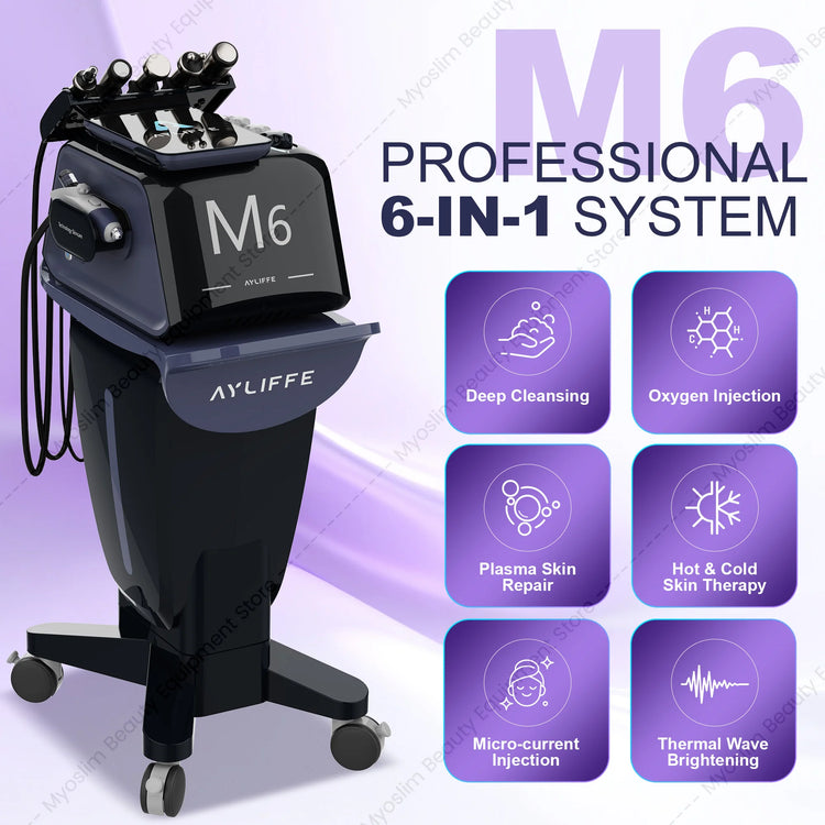 M6 Hydri Hydradermabrasion Skin Management Machine Facial Deep Cleansing Face Lifting Spa Salon Beauty Equipment