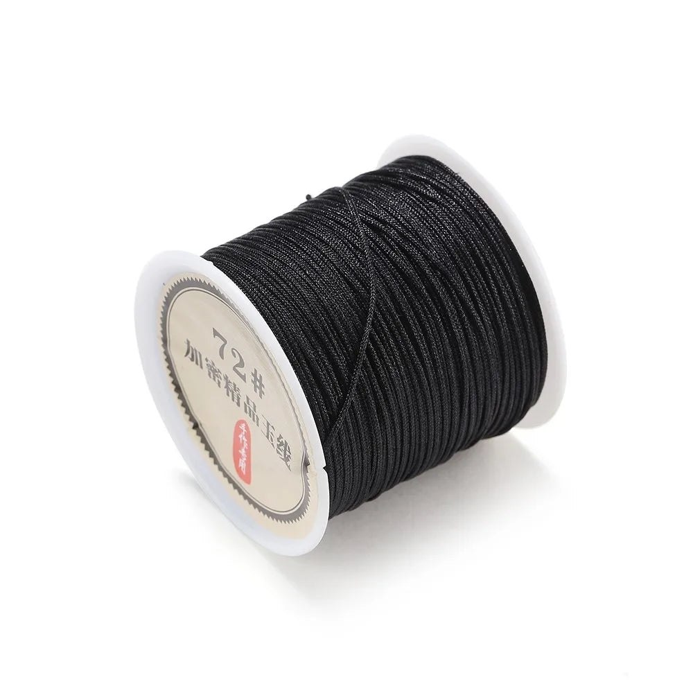 10/50M 0.8mm Nylon Thread Cord Macrame Rope Bracelet Braided String For DIY Tassels Beading String Jewelry Making Accessories