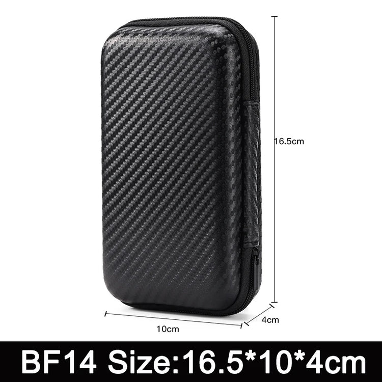 Earphone Data Storage Bag Oval Square Rectangle Cable Organizer Bags Mini Zipper Pouch Tech Gadgets Portable Charger U Disk Case