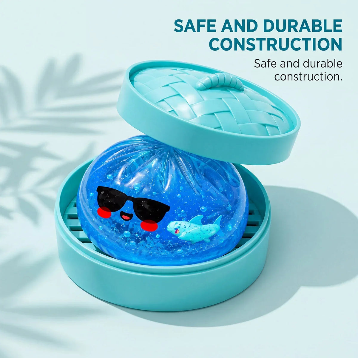 Elastic Decompression Squishies Halloween Ghost Sparkle Money Shark Dumpling Steamed Bun Shape Relaxing Anti-Stress Holiday Gift
