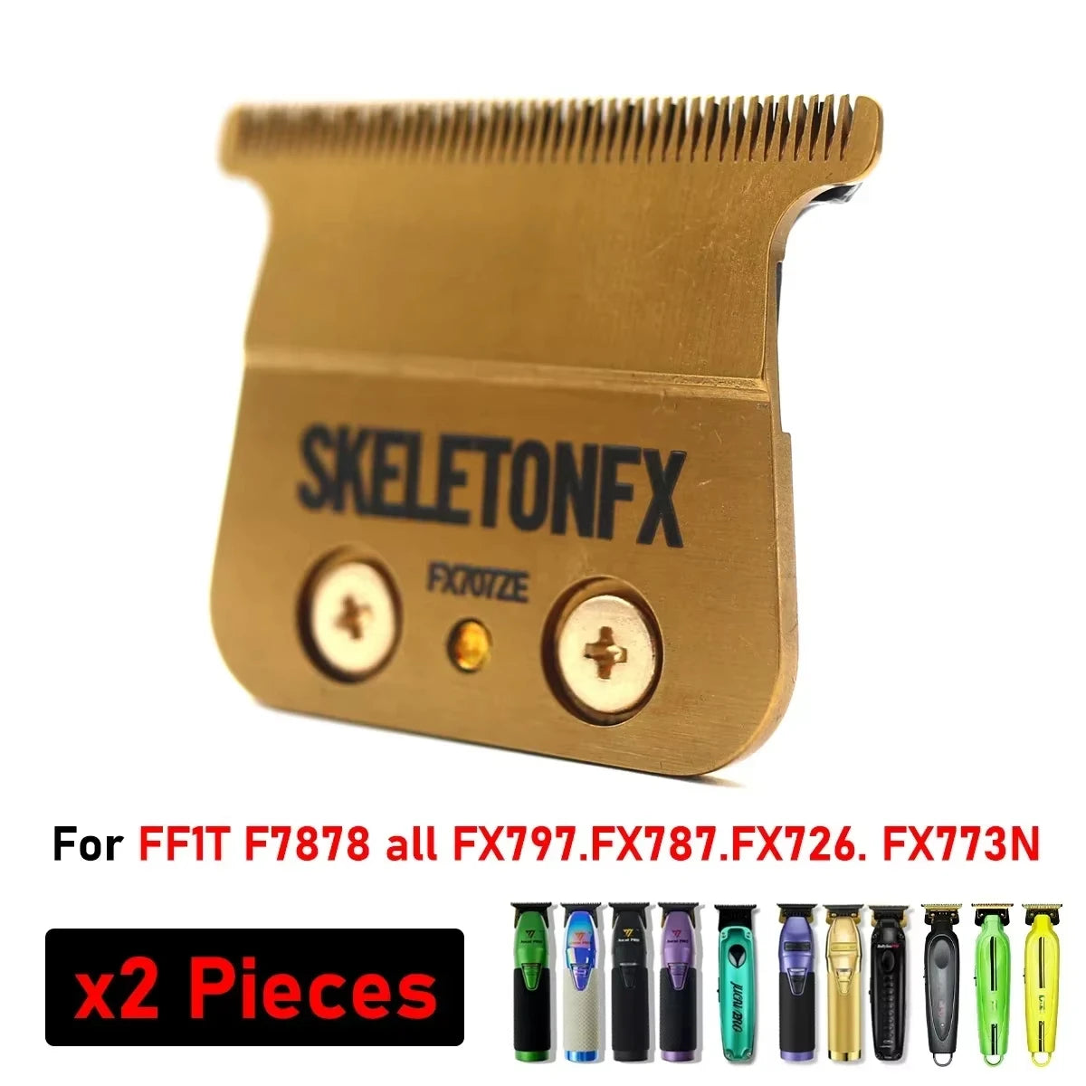 Professional Barber Trim Barbershop Original Replacement Carbon Steel Knife Head DLC Blade for BAB787 &707Z JUCAI PRO F7878