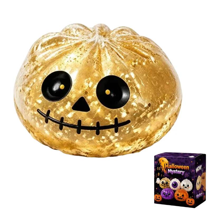 Halloween Simulation Dumpling Pectin Squishy Rebound Soft Squeeze Stress Ball Box Anti-Stress Toy Sensory For Creative Gift
