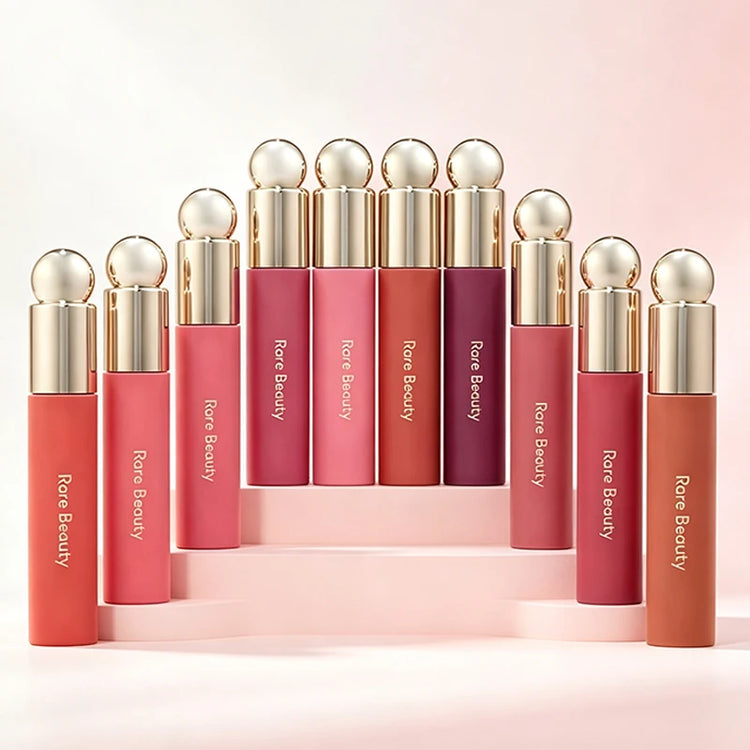 Hot Rare Beauty Matte Lip Color Honey Delight Happy Lipstick Natural Powder Blusher High Gloss Liquid Facial Makeup Products