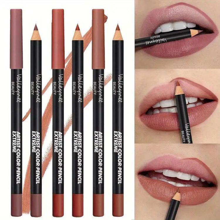 3pcs/Set Lip Liner Set,Long Lasting Matte Waterproof Lipstick Lip Liner Waterproof Lip Liner Set Women Lip Cosmetics