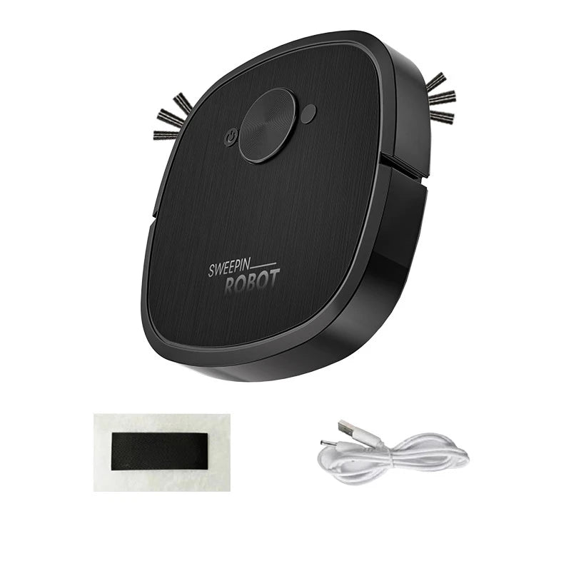 3-in-1 Smart Sweeping Robot Vacuum Cleaner USB Charging Home Fully Automatic Sweep Robot Integrated Sweep Suction Mopping