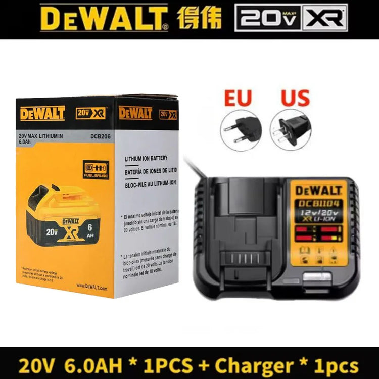 Q Original DeWalt 6Ah/5Ah/ 20V battery replaceable DCD887 DCD805 DCF860 Dcd796 DCG406 DCF880 DCF512 DCD805 power tools battery