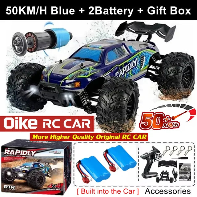 Oike 4WD RC Auto 40KM/H 50KM/H 80KM/H High Speed Drift Racing Climbing Remote Control Car Truck 4X4 All Terrain Off Road Buggy
