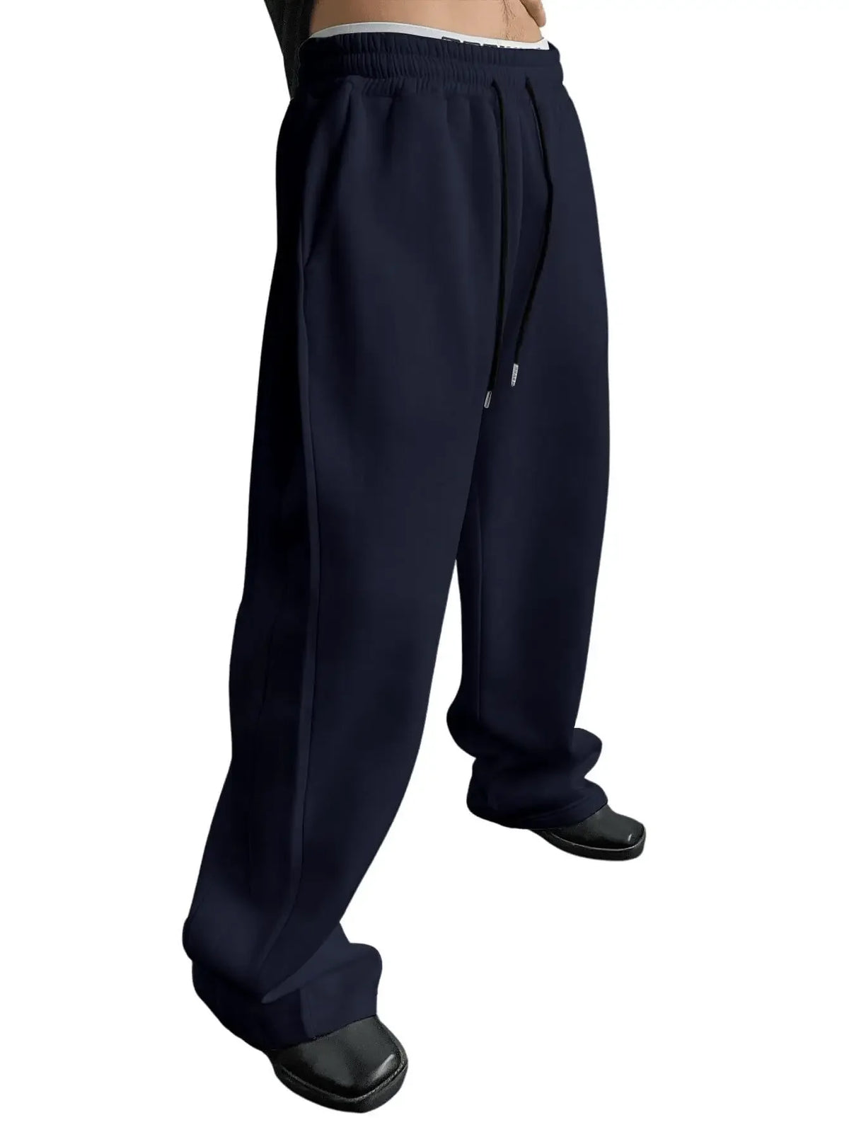 2026 American Heavyweight Sports Sweatpants for Men in The Summer of 2025, New Straight-leg Casual Wide-leg Long Pants