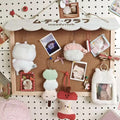 New DIY Cute Dessert House Cork Message Board Home Dormitory Jewelry Wooden Storage Board Wall Decorative Board Room Decoration