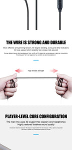 In-Ear 3.5mm Wired Type-C Earphones Stereo Headset Audio Accessories for Android Smartphones
