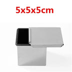 Square toast Bread Baking Tray Cake box Mold with Lid Aluminum Alloy Non-stick Pan Mini Baking Tray Baking Box Diy Cake Bakeware