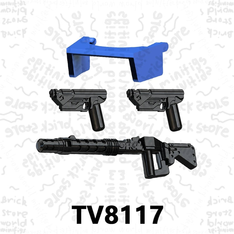 TV6117 TV6118 TV6119 Space War Action Figure Accessories Building Blocks Gift Toys For Children Adult Brick TV6116 TV6115 TV6114