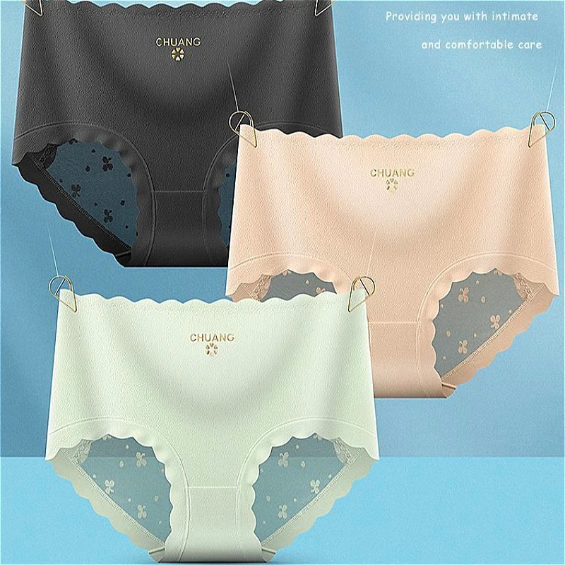 Sweet Bowknot Sexy Underwear Women Panties Hollow Out Ropa Interior Femenina Lingerie Women Clothes High Waist Abdomen Briefs