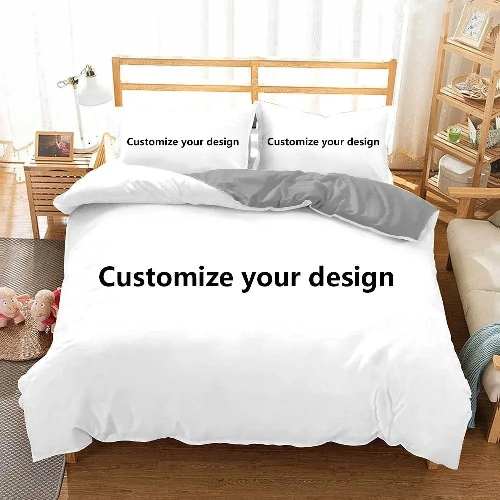New Custom Bedding Set Customized 3D Printed Duvet Cover Sets with Pillowcase Twin Full Queen King Size POD Dropshipping