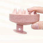 Silicone Shampoo Brush Head Scalp Massage Tool
