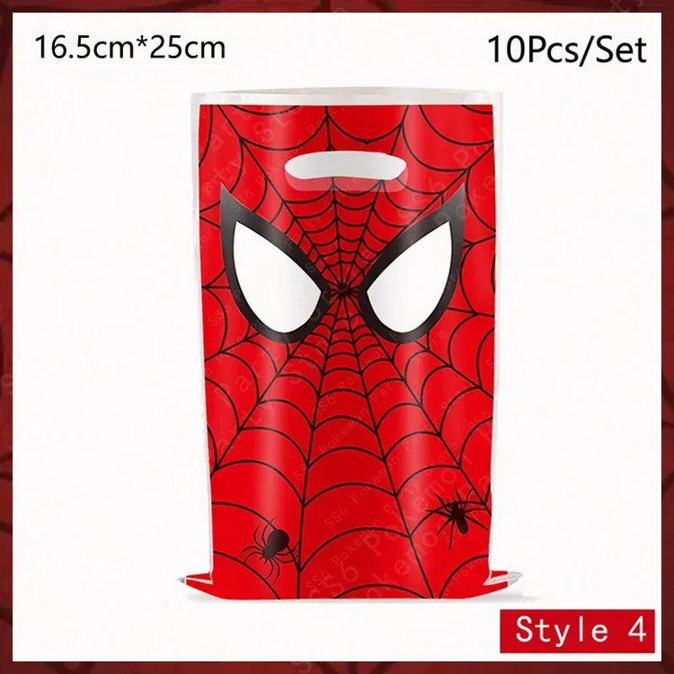 Spiderman Birthday Party Decorations Set Disposable Tableware Napkins Cup Plate Spidey and His Amazing Friends Birthday Supplies