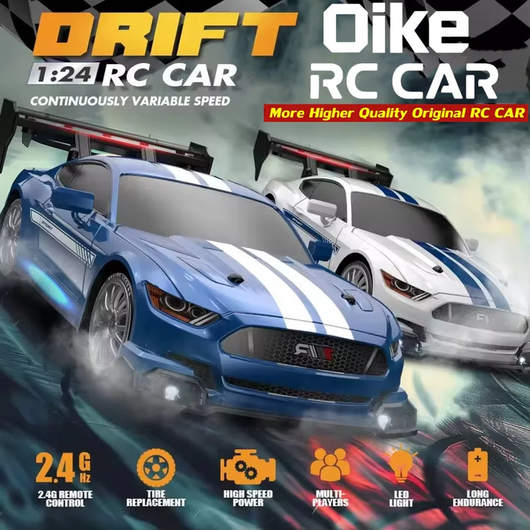 Oike 4WD RC Drift Car Remote Control 4x4 Racing RTR 2.4G Radio Truck Vehicle Model Toy Gift for Boy Girl Children Kid Adult